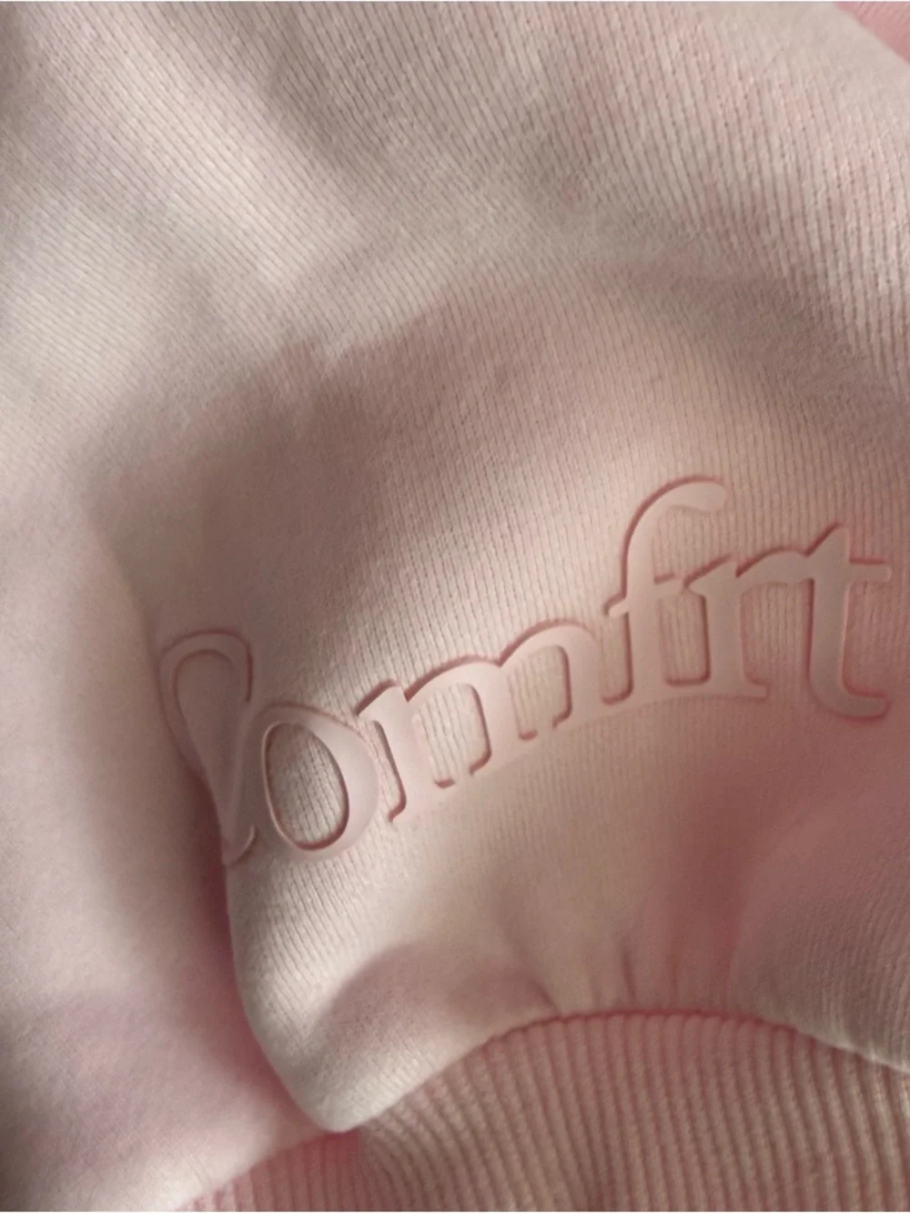 Comfrt Minimalist Paw Hoodie Limited Edition Pink NIP Sz Small Ret $50